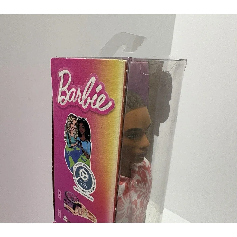 NEW Barbie Ken Doll African American Hawaiian Clothes Fashionistas #235 NIP